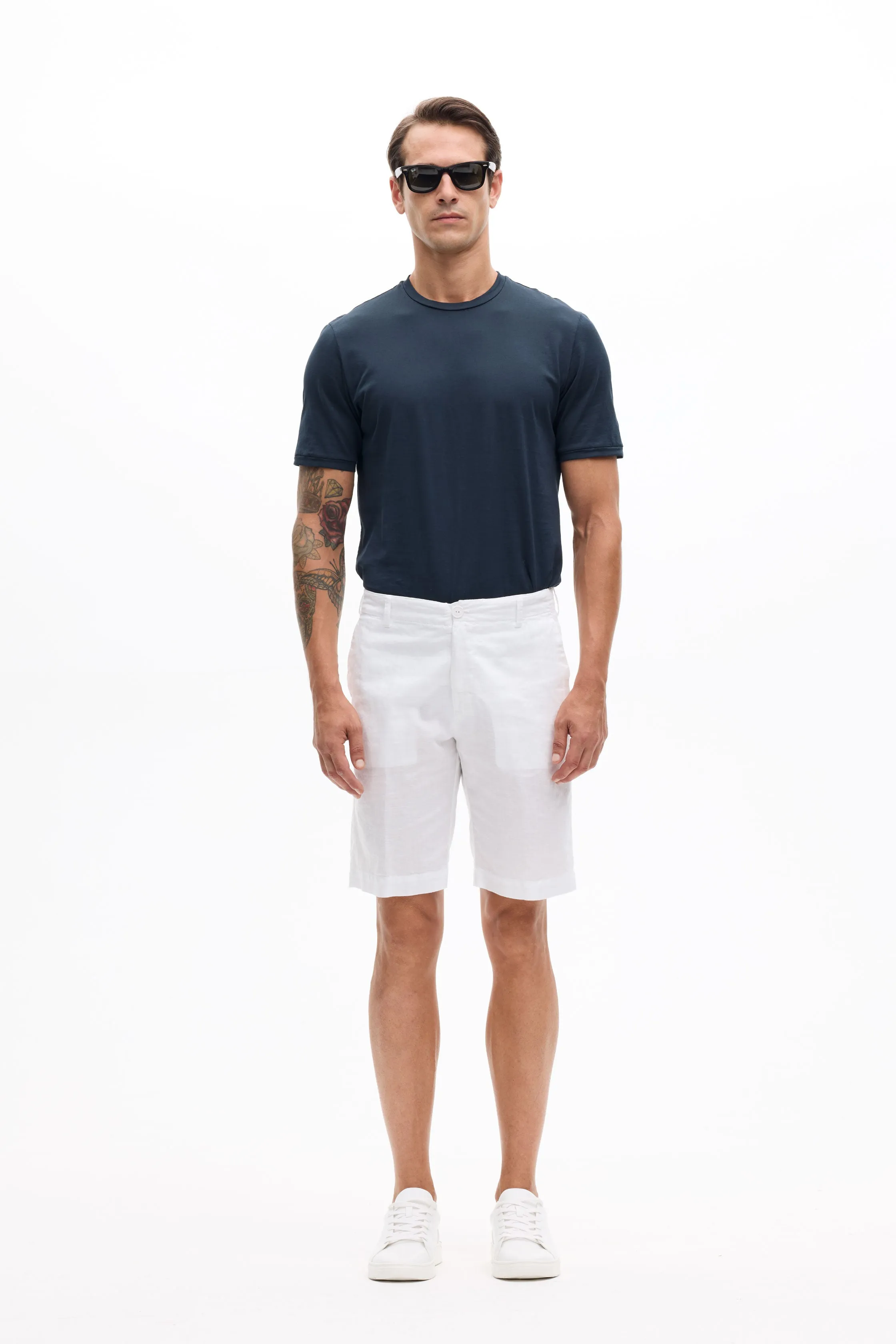 Short Chino Comfort Garment Dyed for Man 009U 7050