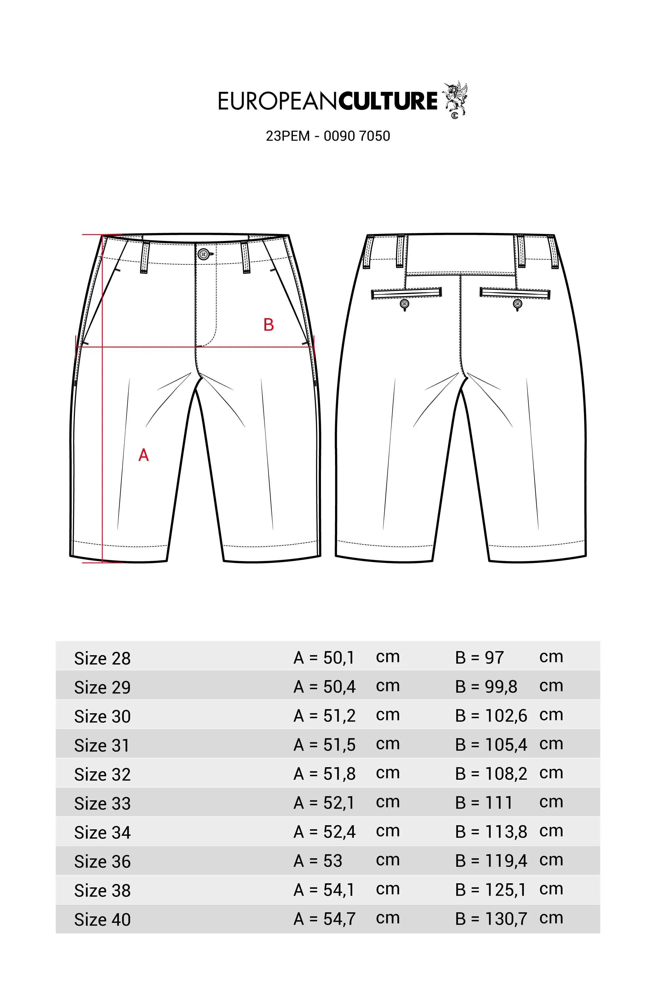 Short Chino Comfort Garment Dyed for Man 009U 7050