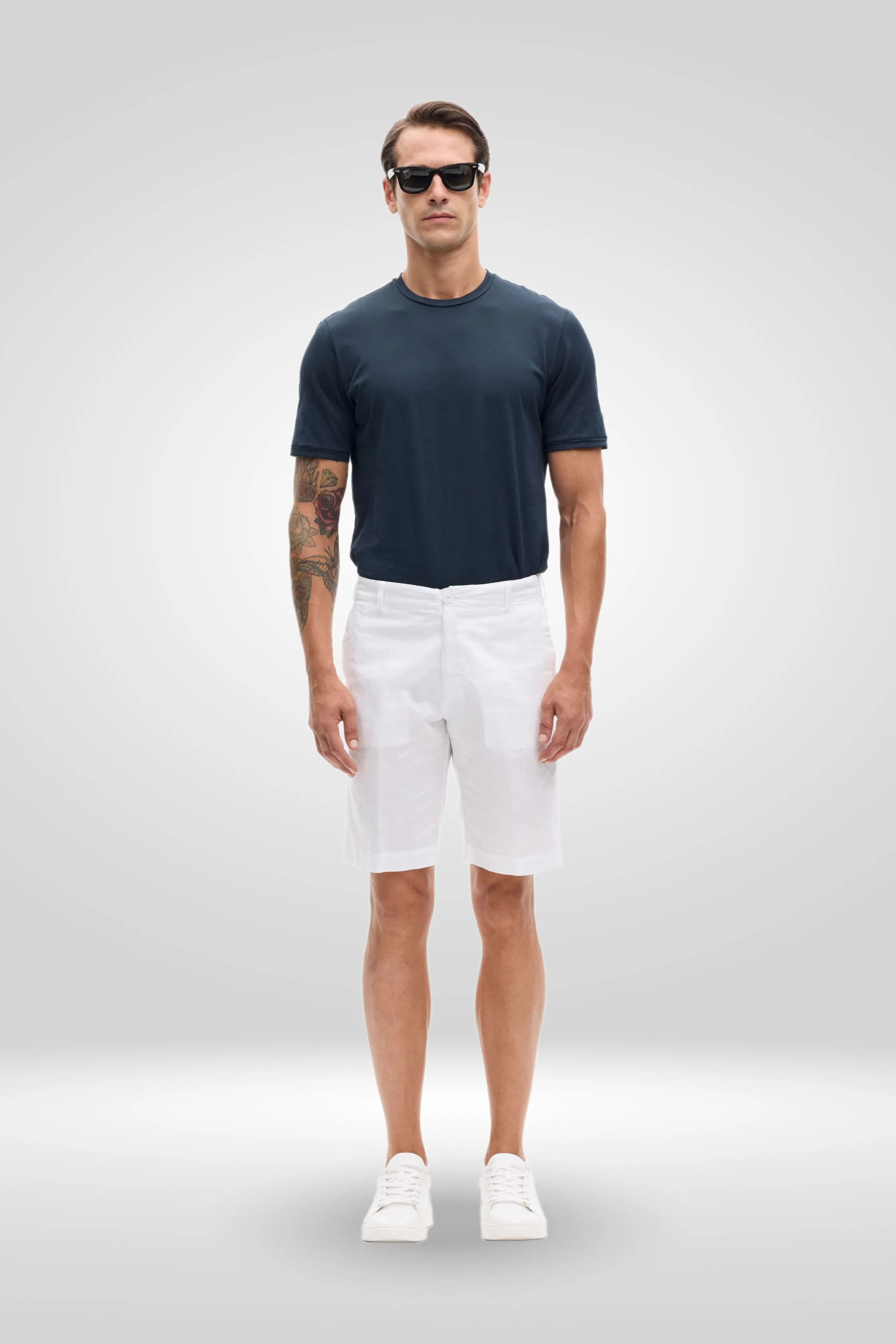 Short Chino Comfort Garment Dyed for Man 009U 7050