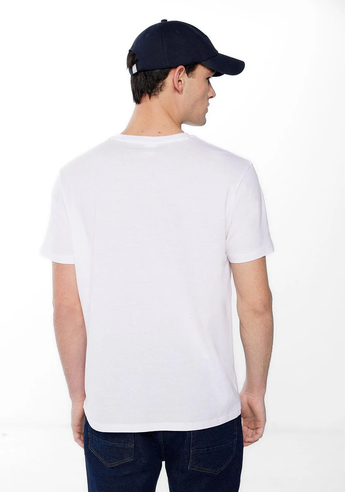 Short Sleeve Plain Tshirt - White