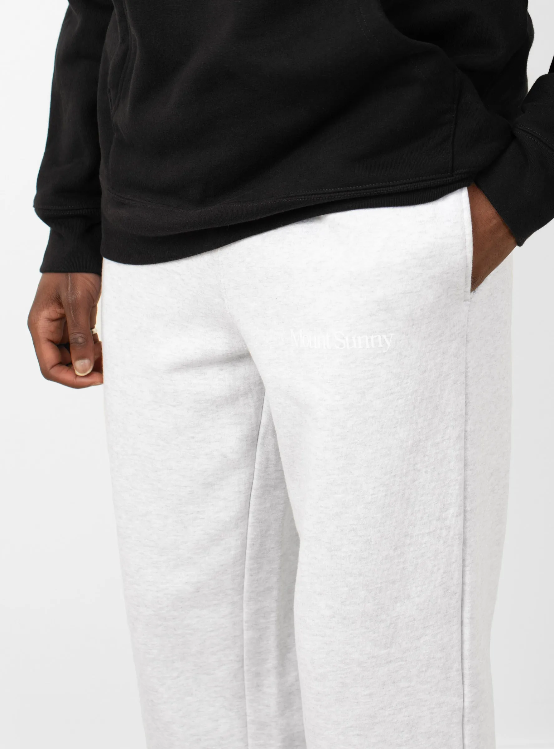 Side Logo Sweatpants Heather Grey