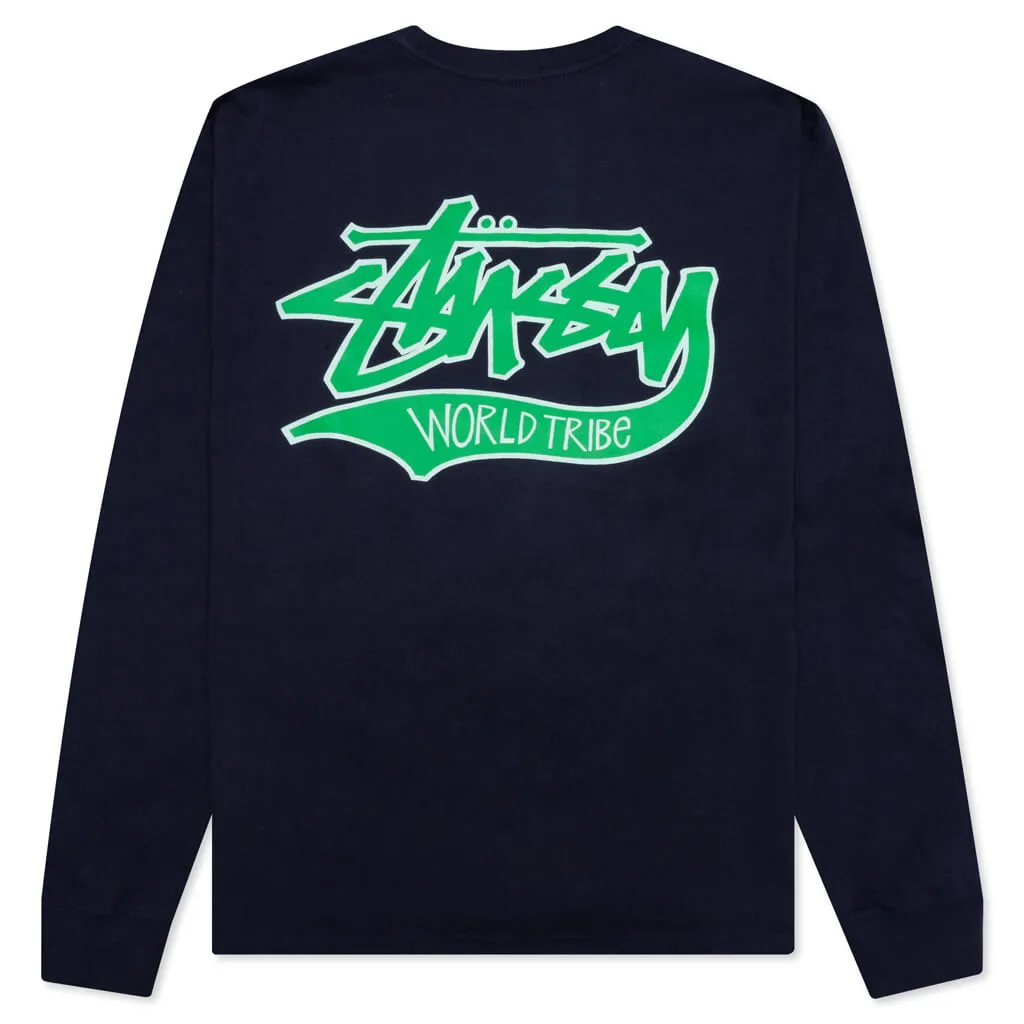 Slugger L/S Tee - Navy