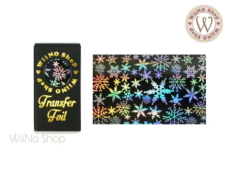 Snowflake Holographic Nail Transfer Foil (SN-B-01)