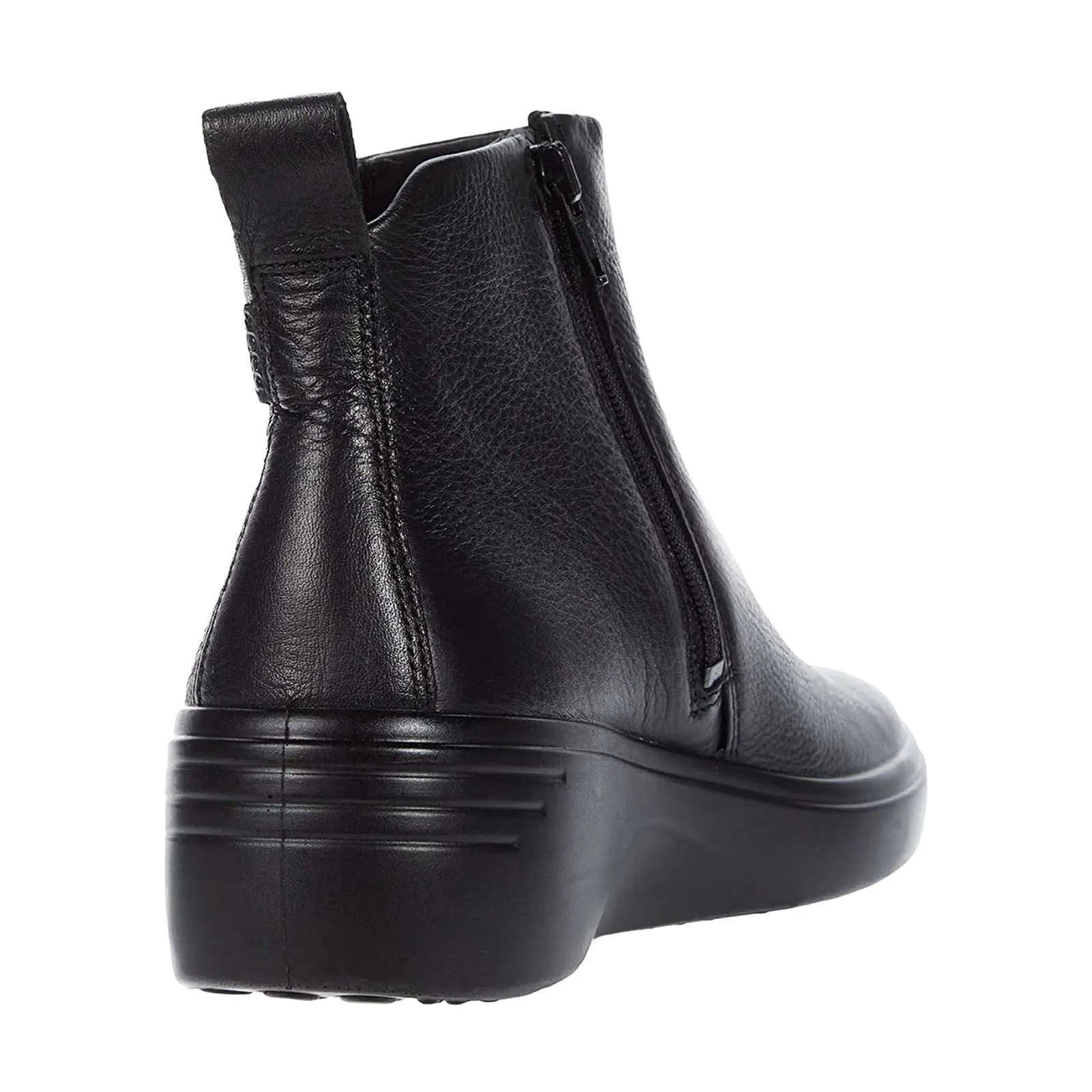 Soft 7 Wedge Leather Women's Zip-Up Ankle Boots