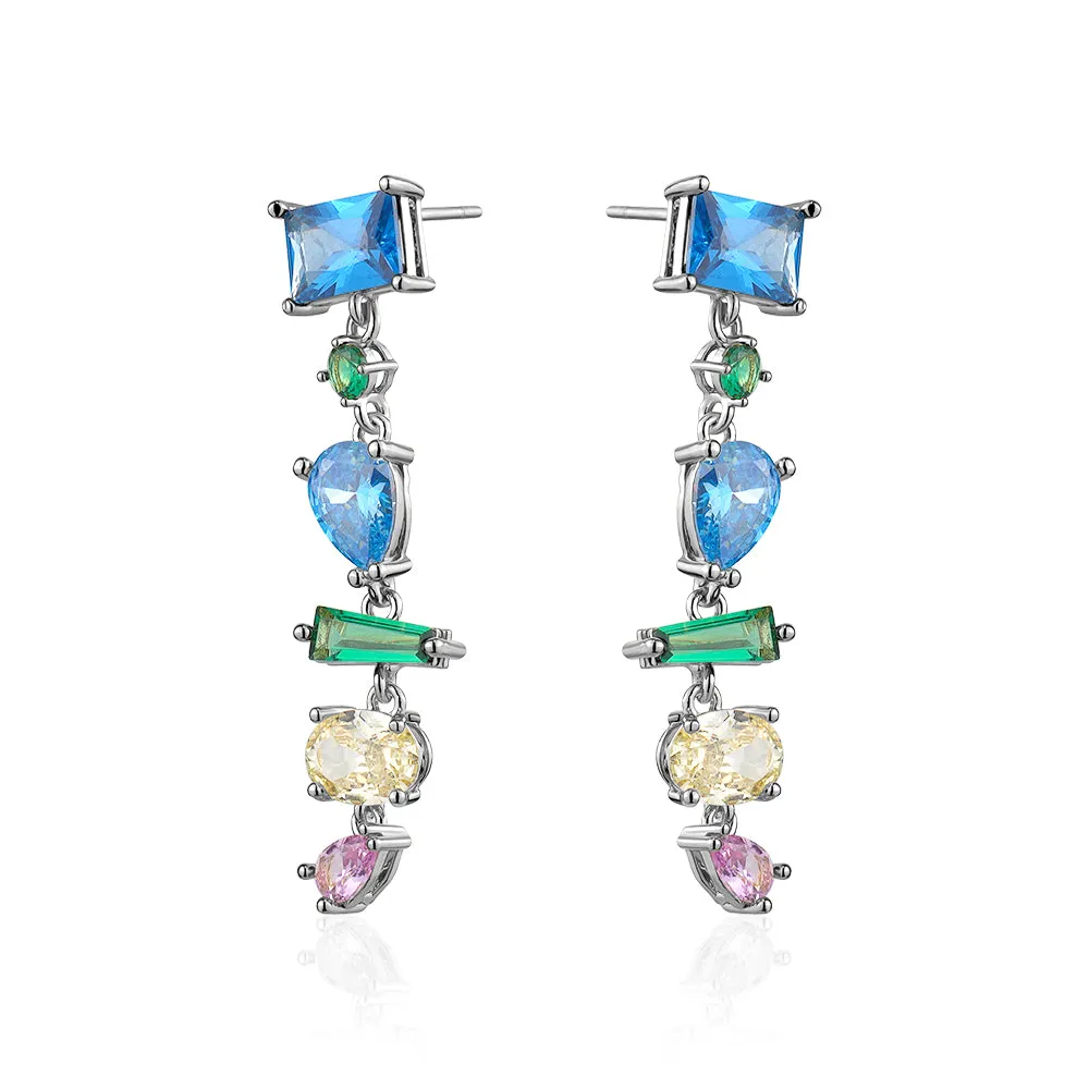 SPECTACULAR DROP CRYSTAL EARRINGS