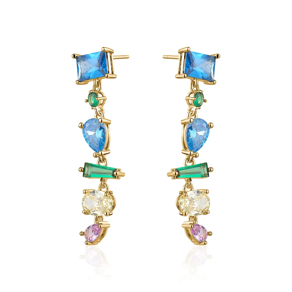 SPECTACULAR DROP CRYSTAL EARRINGS