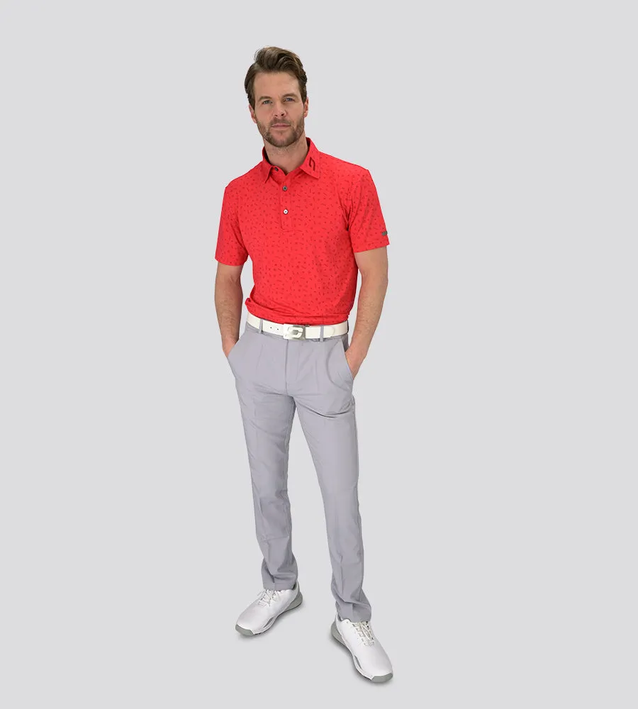 SQUIGGLE POLO - RED