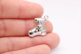 Stocking Sock Charm, 925 Sterling Silver, 672