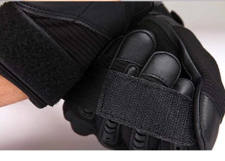 Tactical Gloves Military Men Hard Knuckle Army Paintball Airsoft Shoot Combat AntiSkid Motorcycle Gloves Fingerless Touch Screen