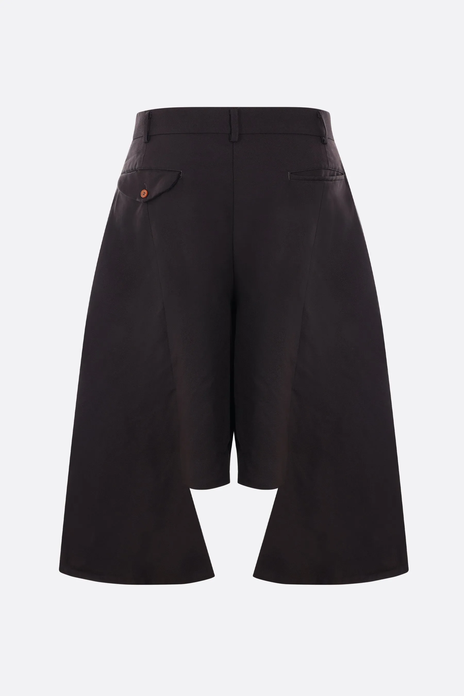 technical twill oversized cropped pants