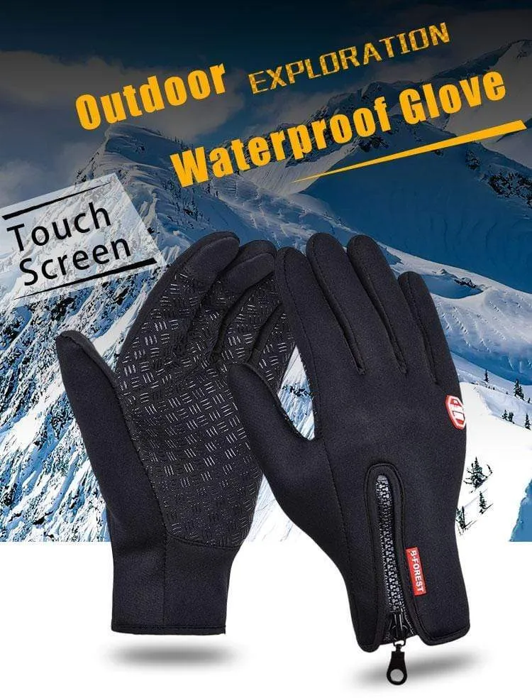 Thermal Ski Gloves Men Women Winter Skiing Fleece Waterproof Snowboard Gloves Touch Screen Snow Motorcycle Warm Mittens