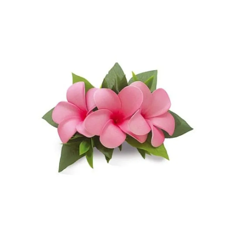 Triple Plumeria Hair Clip