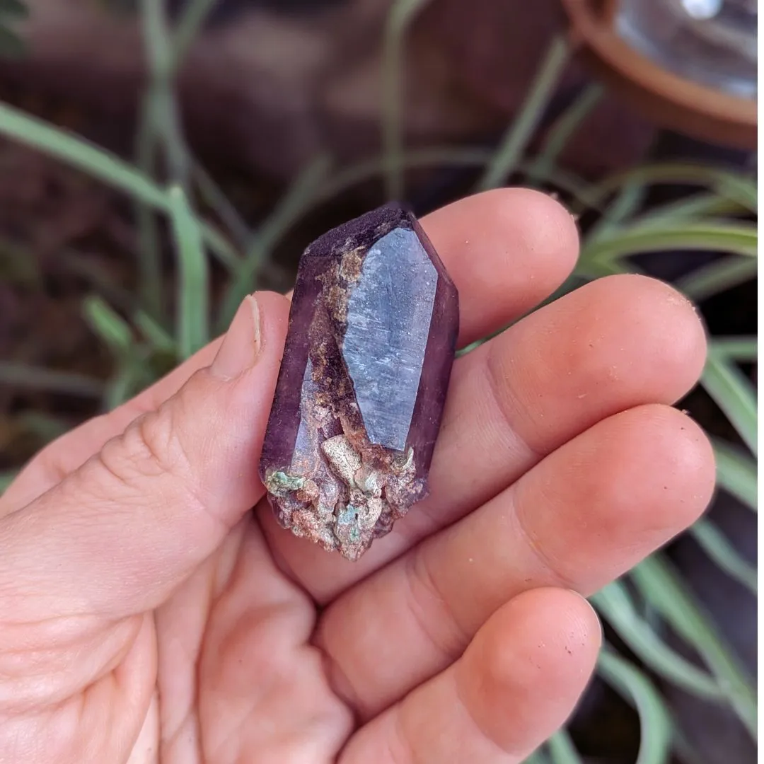 Tucson Exclusive! Rare Find, Natural  Brandberg Amethyst Crystal Points ~ Cosmic Energy that Awakens, Clear Quartz, Amethyst and Smokey Quartz in ONE, Ancient Amethyst