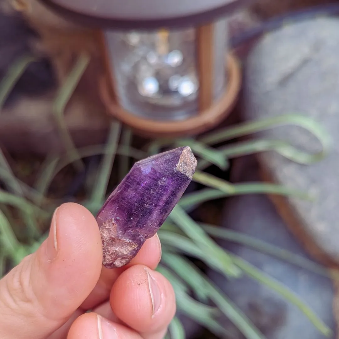 Tucson Exclusive! Rare Find, Natural  Brandberg Amethyst Crystal Points ~ Cosmic Energy that Awakens, Clear Quartz, Amethyst and Smokey Quartz in ONE, Ancient Amethyst