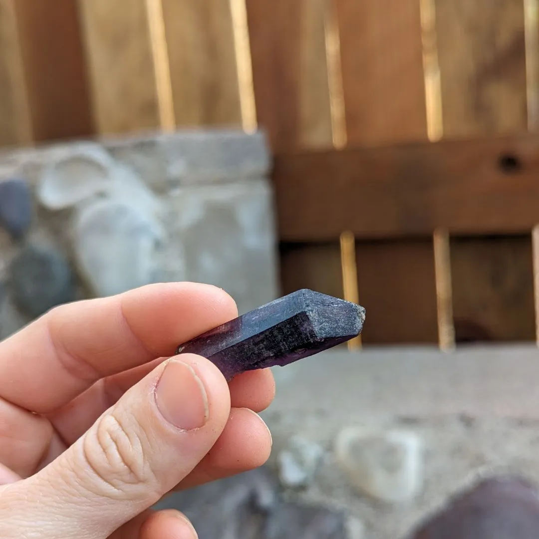 Tucson Exclusive! Rare Find, Natural  Brandberg Amethyst Crystal Points ~ Cosmic Energy that Awakens, Clear Quartz, Amethyst and Smokey Quartz in ONE, Ancient Amethyst