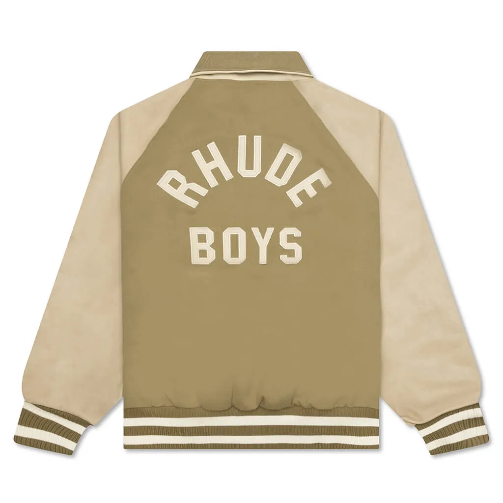 Twill Rhude Boys Bomber - Beige