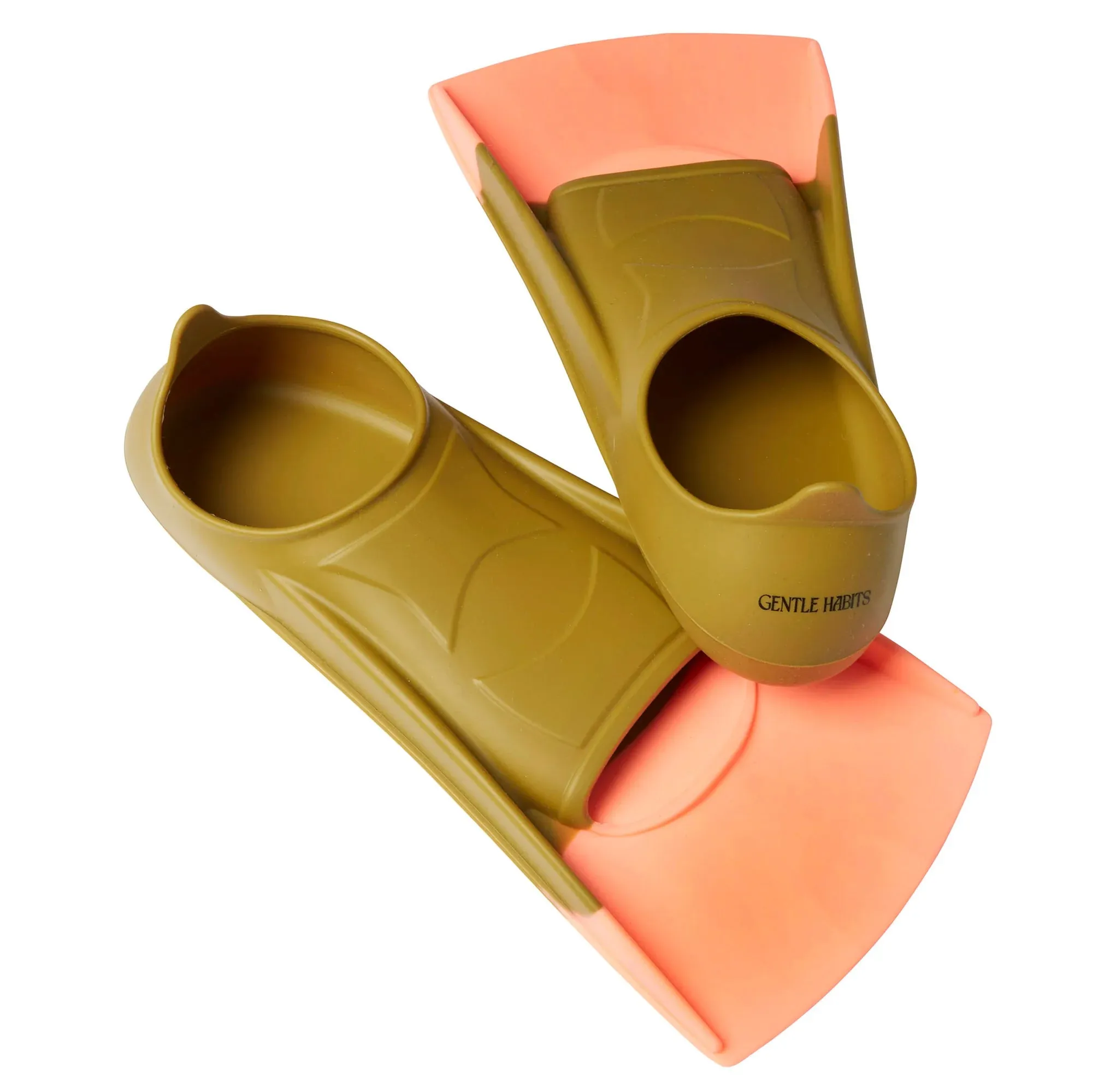 Underwater Fins - Khaki/Neon Pink