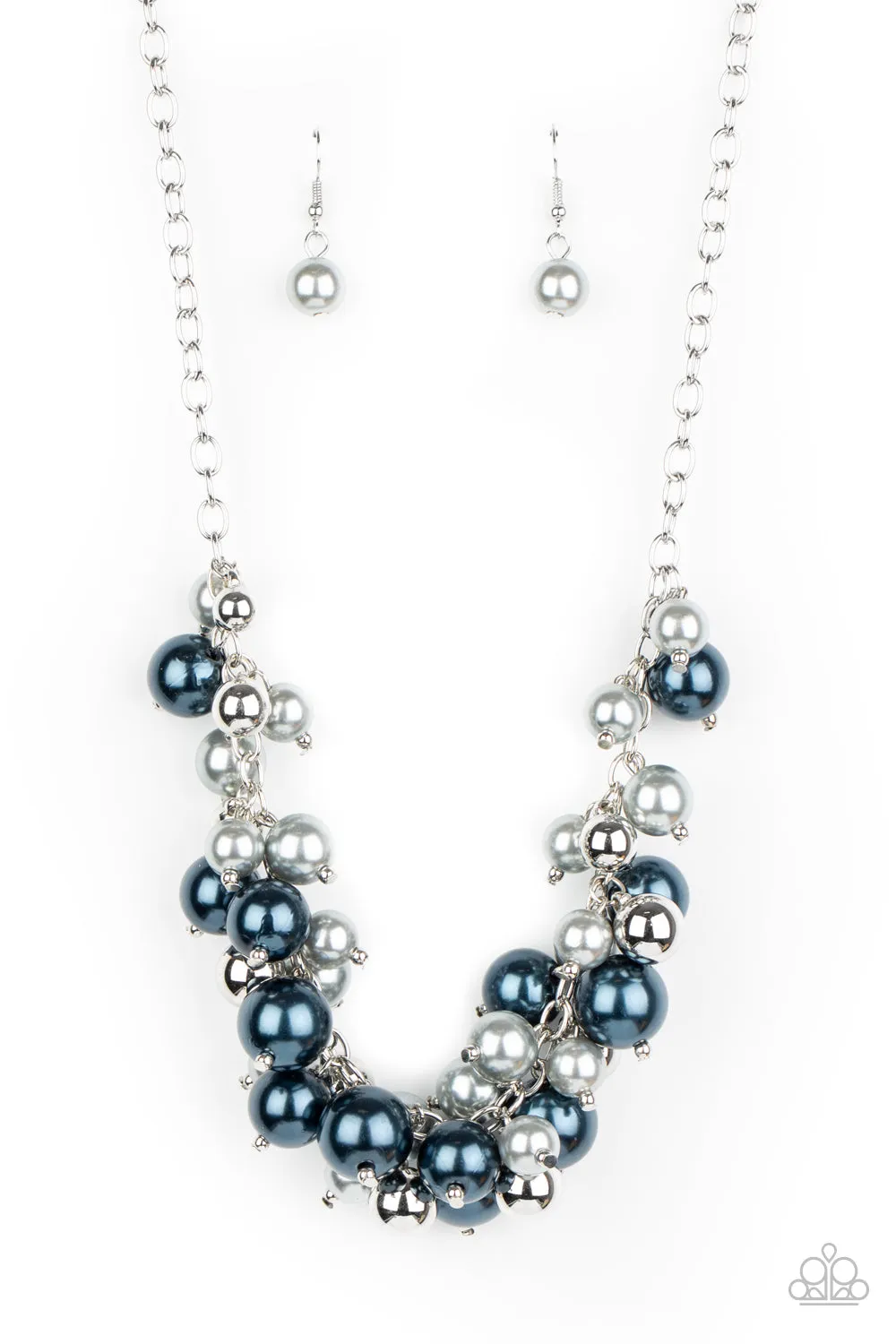 Uptown Upgrade - Multi Blue Paparazzi Necklace