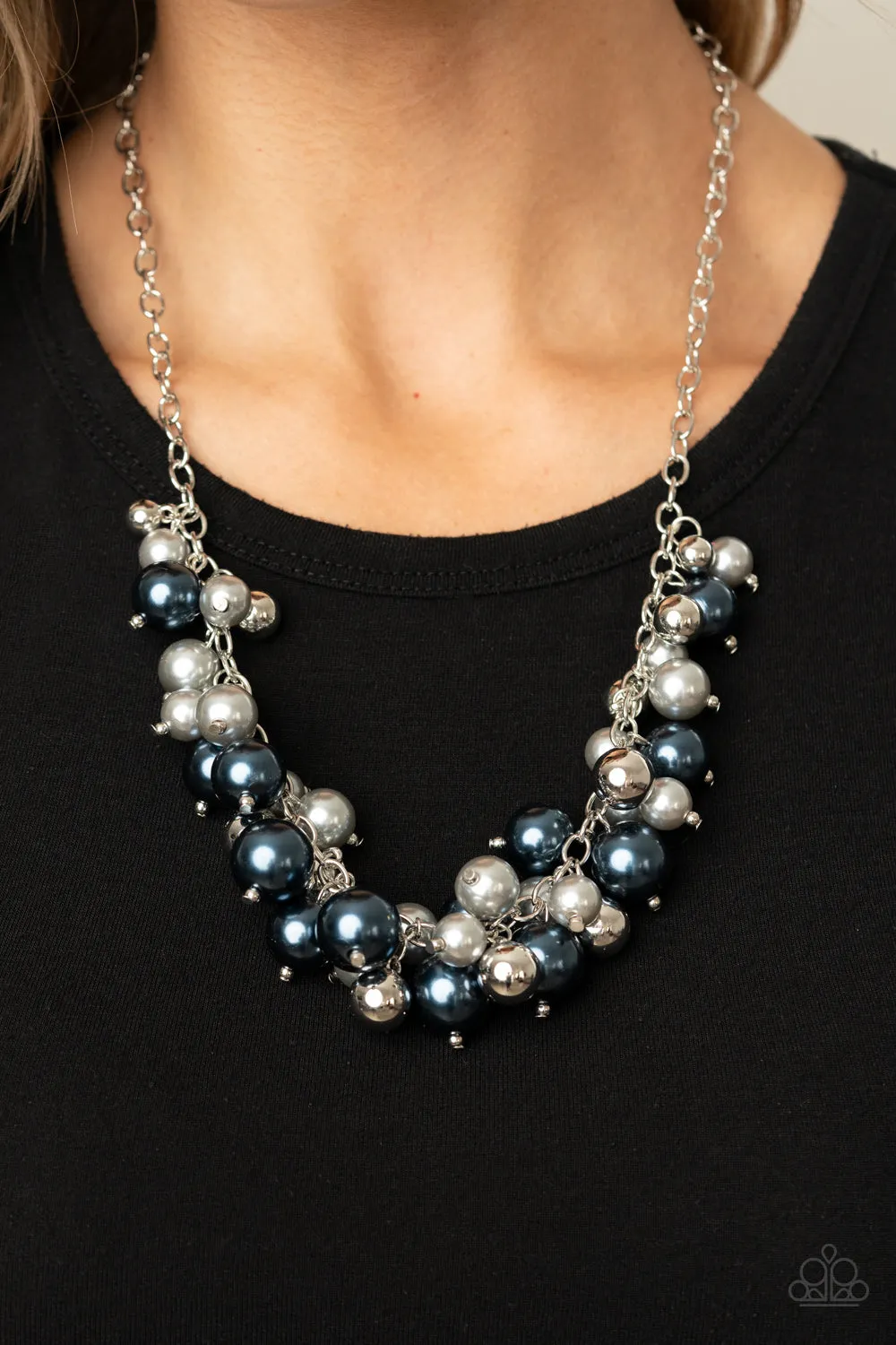 Uptown Upgrade - Multi Blue Paparazzi Necklace