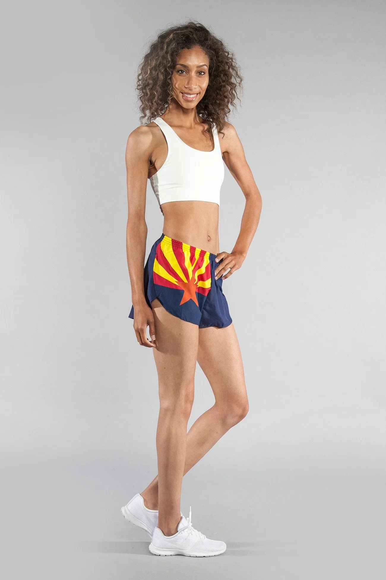 WOMEN'S 1" ELITE SPLIT SHORT- Argentina