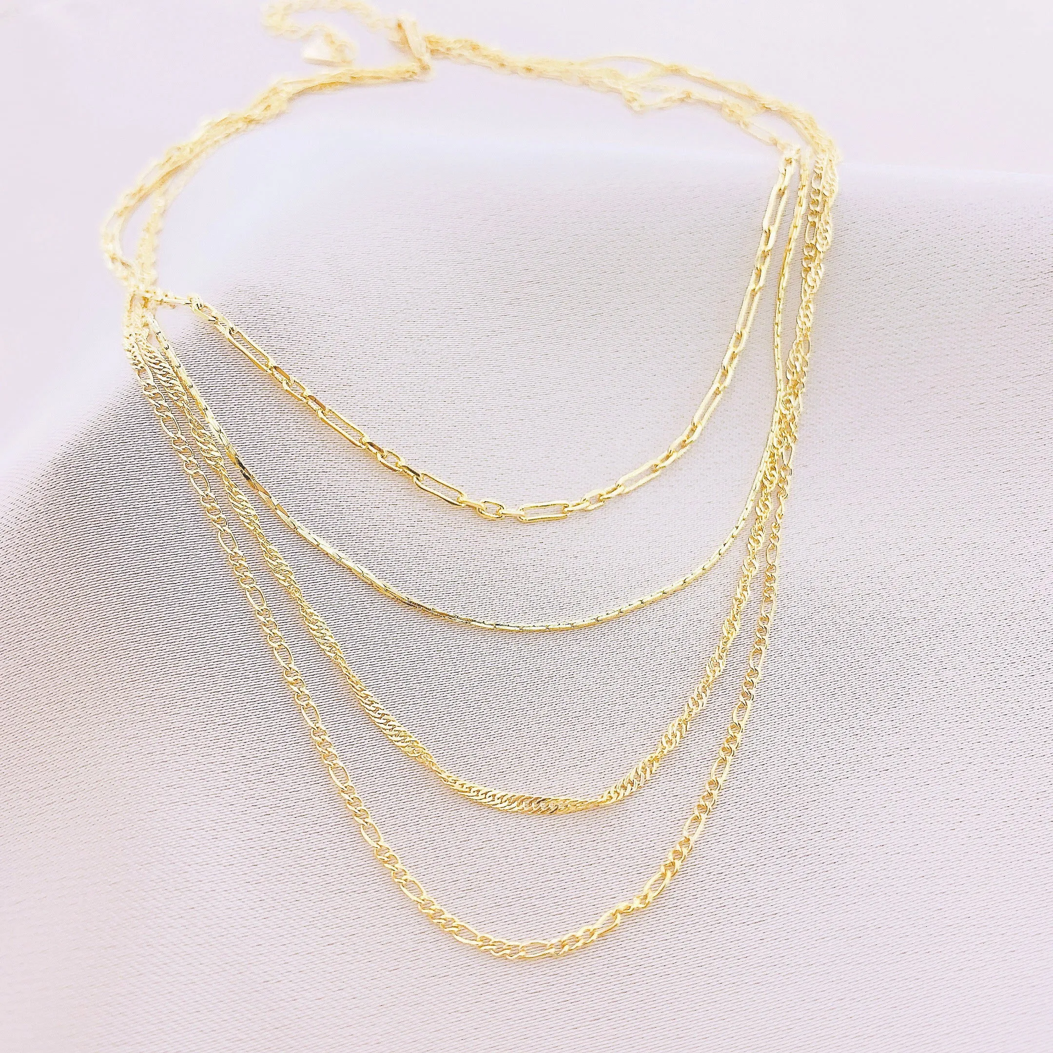 Women's Fashion Multiple Layered Chain Necklace