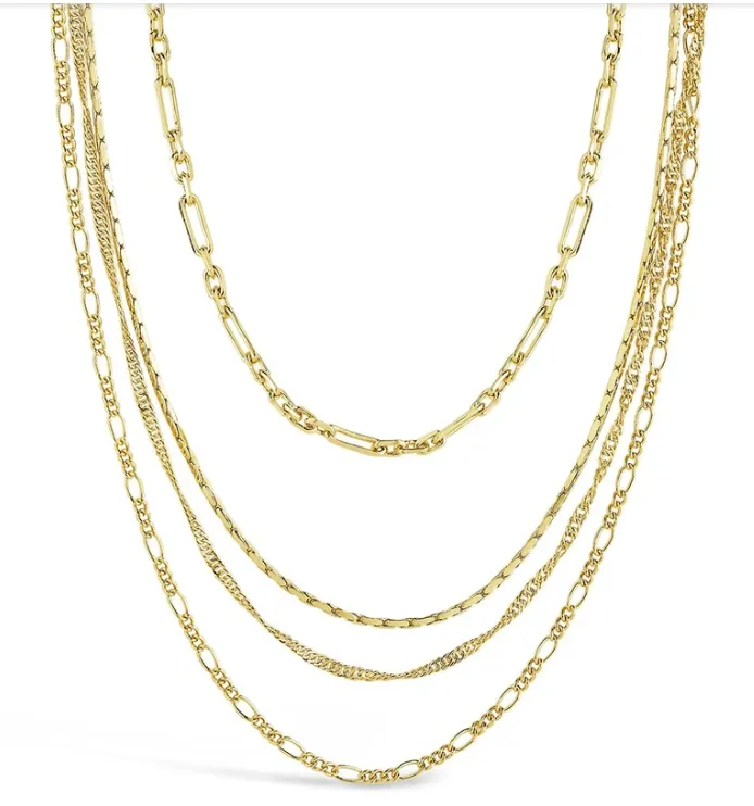 Women's Fashion Multiple Layered Chain Necklace